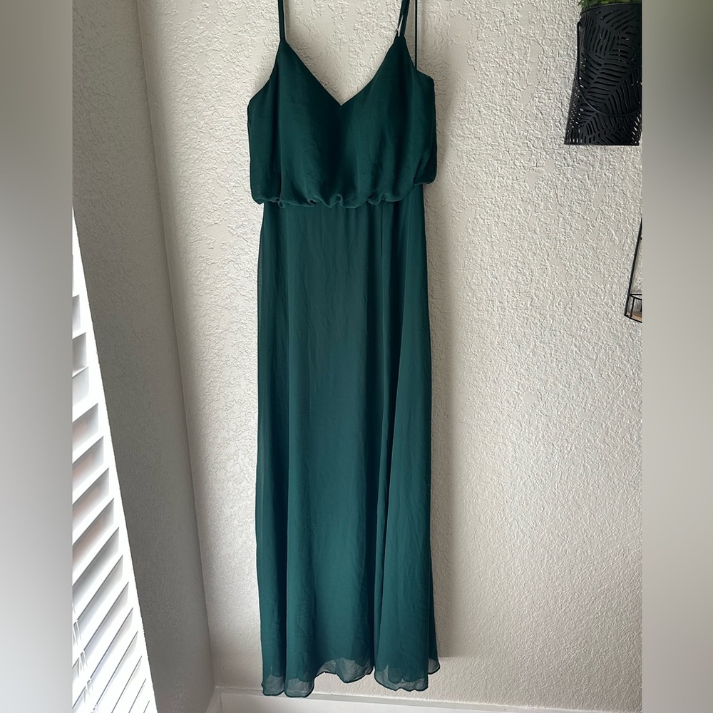 Birdy Grey Emerald GWENNIE DRESS - Chiffon Bridesmaids Dress